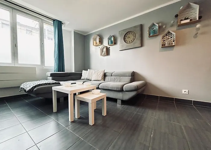 Super 5 Avec 4 Sdb Pres Du Centre Et Gare Апартаменты Реймс