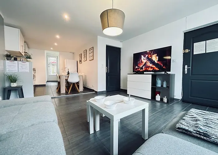 Апартаменты Super 5 Avec 4 Sdb Pres Du Centre Et Gare Реймс