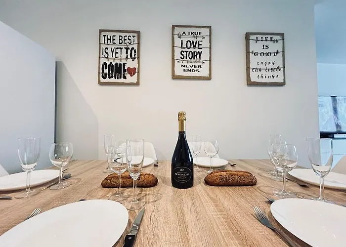 Super 5 Avec 4 Sdb Pres Du Centre Et Gare Апартаменты Реймс